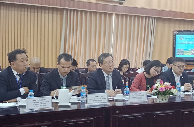 中方代表團。圖自越通社